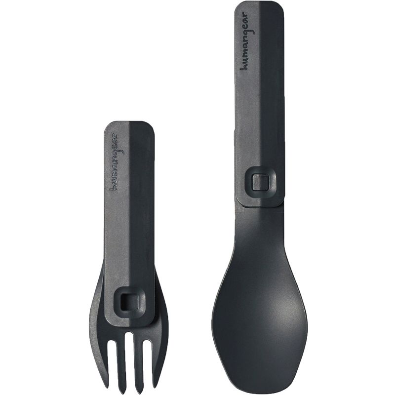 Humangear GoBites Click Telescoping Fork and Spoon Travel Utensils, 1 of 2