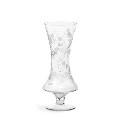 Park Hill Collection Zelda Etched Glass Vase Small