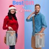 Tirrinia 4 Bottle Wine Tote Carrier, Insulated & Padded Portable Versatile Wine Carrying Cooler Tote Bag, Gifts for Wine Lovers - 4 of 4