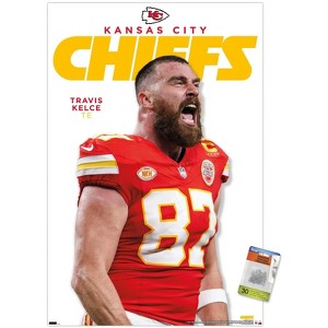 Trends International NFL Kansas City Chiefs - Travis Kelce Feature Series 24 Unframed Wall Poster Prints - 1 of 4