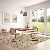 Rug for Living Room,Floral Print Area Rugs,Washable Non-Slip Modern Stain Resistant Low-Pile Carpet for Bedroom Dining Nursery Mat with Rubber Back - 2 of 4