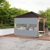 Covers&All Outdoor Clear Panel Curtain, Outdoor Curtains for Patio, Waterproof & Weather Resistant Tarp - 3 of 4