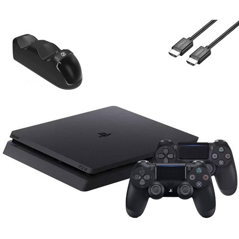 Playstation 4 slim shop 500gb 2 controller