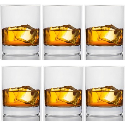 Ravenscroft Crystal Set of 6 Elegant European-Made, 100% Lead-Free Crystalline Double Old Fashioned Whisky Glasses, 13 Fl. Oz.