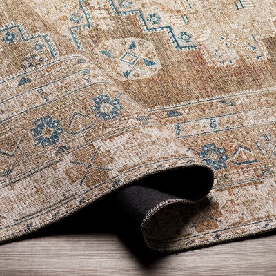 McCordsville Traditional Brown Wool and Cotton 5'3" x 7'3" Area Rug