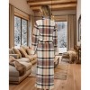 ADR Women's Zip Up Robe Fleece Soft Warm Plush Oversized Zipper Bathrobe - 3 of 4