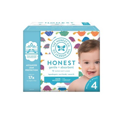 honest diapers size 4 weight