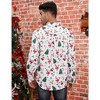 WhizMax Men's Christmas Hawaiian Shirts Button Down Ugly X-Mas Christmas Vacation Long Sleeve Shirts - 4 of 4
