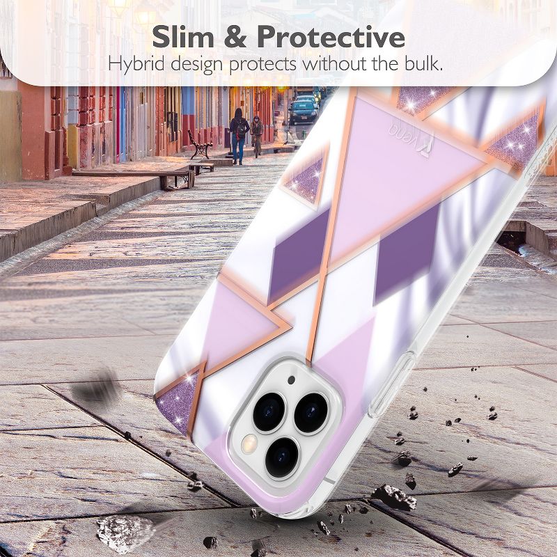 Vena MELANGE Chic Design Slim Protective Case for Apple iPhone 12 / iPhone 12 Pro, 4 of 9