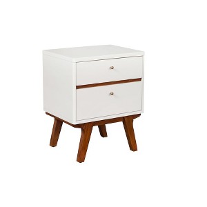 Alpine Furniture,Dakota Two Drawer Nightstand - 1 of 4