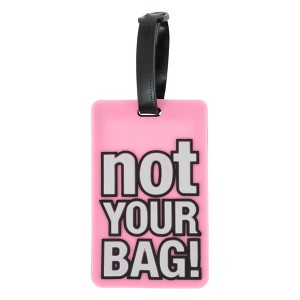 Unique Bargains NOT Pattern Luggage Tag 1 Pc - 1 of 4