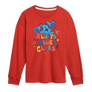 Boys' - Blue's Clues & You! - Always Blue's Clues Long Sleeve Graphic T-Shirt - 1 of 3