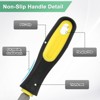 Unique Bargains Triangular Metal File High Carbon Steel PVC Grip Handle Hand Files - 4 of 4