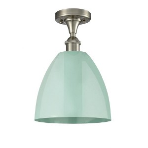 Plymouth Dome - 1 Light Semi-Flush Mount In Industrial Style-12.88 Inches Tall and 9 Inches Wide - 1 of 1