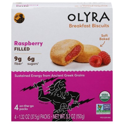 Olyra Breakfast Biscuit Raspberry Filled -5.3 oz