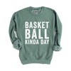 Simply Sage Market Women's Graphic Sweatshirt Basketball Kinda Day - 3 of 4
