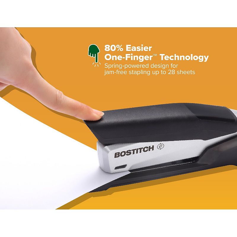 Bostitch InPower Spring-Powered Premium Desktop Stapler 28-Sheet 806552, 2 of 8