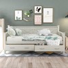 Twin Size Wooden Rustic Casual Style Daybed for Bedroom - 3 of 4