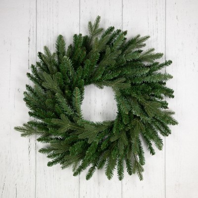 Northlight Real Touch™ Grande Spruce Artificial Christmas Wreath ...