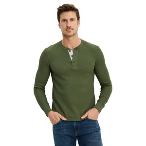 Jockey Men's Long Sleeve Waffle Henley - 1 of 4