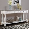 XIYUYEU Retro Console Table for Entryway,3 Drawers & 1 Bottom Shelf,Sofa Table for Living Room,Entrance,Hallway - 3 of 4