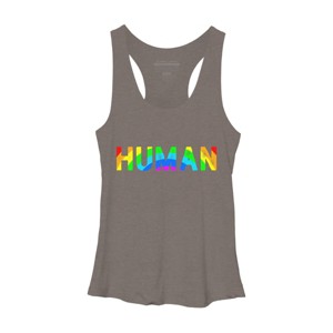 Design By Human Pride Rainbow By BetterThanLife Racerback Tank Top - 1 of 2