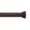 Lumi Home Furnishings Mix and Match Wood End Cap Finials Mahogany Wood Rod Pole 2ct - 3 of 4