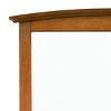 GlasFlength Decorative Wall Mirrors Modern Framed Mirror with Vibrant Accent Simple Design for Contemporary Living Room, Brown, 37"*2"*35" - 4 of 4