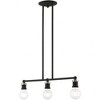 Livex Lighting Lansdale 3 - Light Chandelier in  Black/Brushed Nickel - 3 of 4