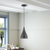 Livex Lighting Amador 1 - Light Pendant in  Shiny Dark Gray/Polished Chrome - 3 of 4