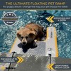 Solstice Inflatable Pup Plank Mini Dog Ramp Water Float Ladder Step for Fishing Boat Docks with Storage Bag, for Small Sized Breeds, Multicolor - 4 of 4