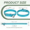 Unique Bargains Dog Collar with Bell Adjustable Buckle PU Leather Dog Collars - 2 of 4