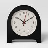 6" Arch Table Clock Black - Room Essentials™ - 3 of 3