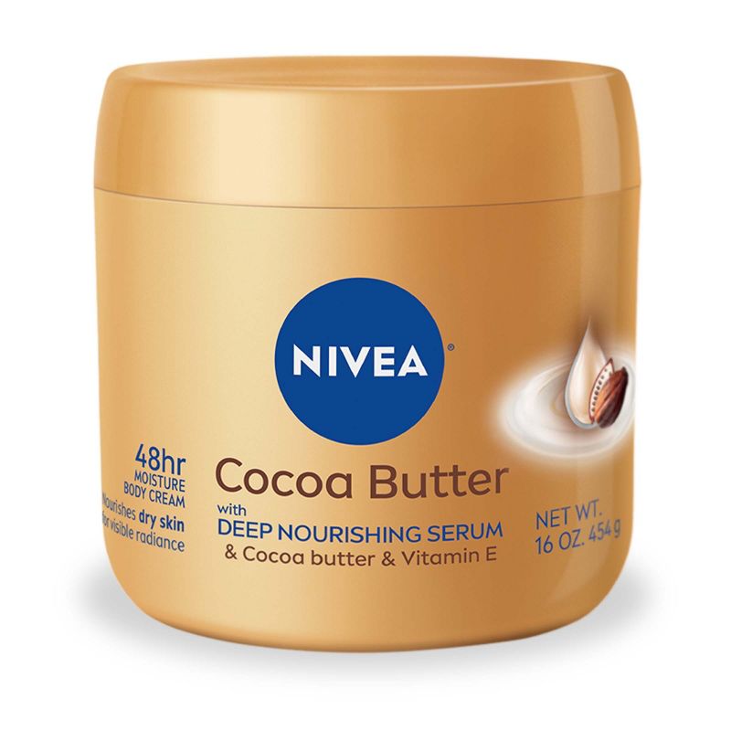 NIVEA Cocoa Butter Body Cream for Dry Skin - 16oz, 1 of 12