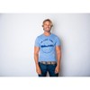Mens On Lake Time T Shirt Cool Outdoor Camping Tee For Guys - Crazy Dog Men's T Shirt - 2 of 4