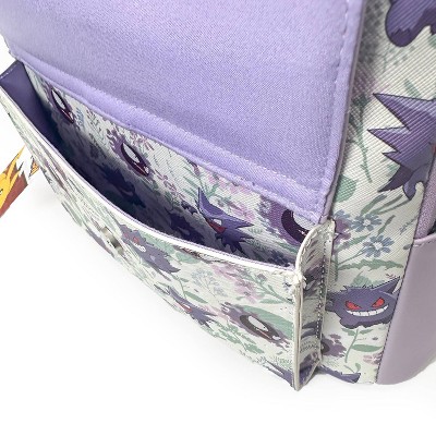 Pokemon Gengar Print Mini Backpack - White/Purple - image 5