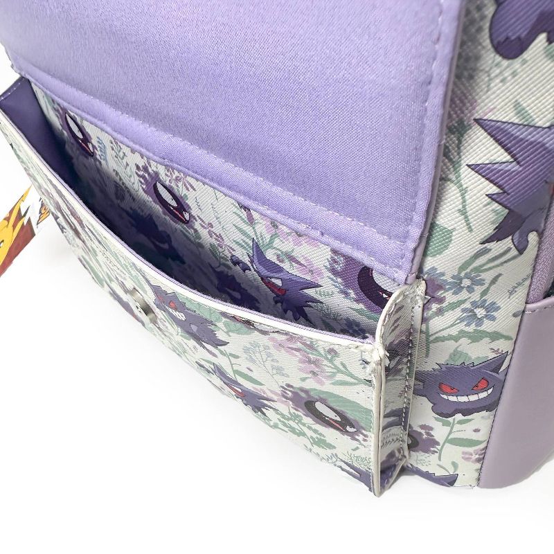 Pokemon Gengar Print Mini Backpack - White/Purple, 5 of 7