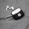 NFL Pittsburgh Steelers Apple AirPods Pro Compatible Silicone Battery Case Cover - Black - 2 of 2