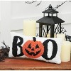 C&F Home 12" x 6" Boo Pumpkin Hooked Halloween Throw Pillow - 4 of 4