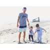 Mens Daddy Shark T shirt Cute Funny Family Cool Best Dad Vacation Tee For Guys - Crazy Dog Men's T Shirt - 2 of 4