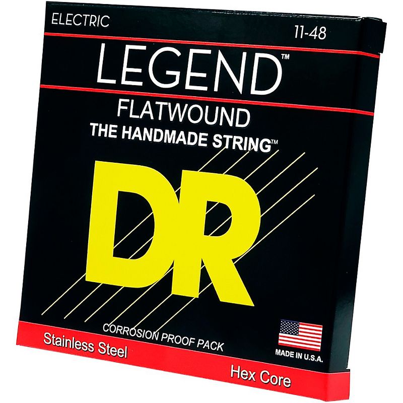 DR Strings Legend Extra Life Flatwound Electric Guitar Strings, 3 of 4