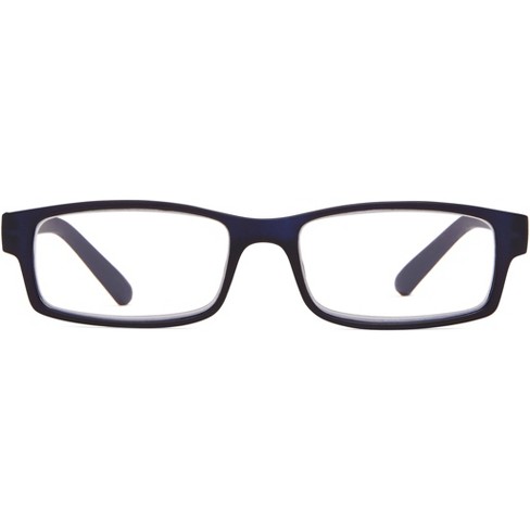 Jcerki Polarizing Blue Reading Glasses + 3.25 Strengths Light Black Frames