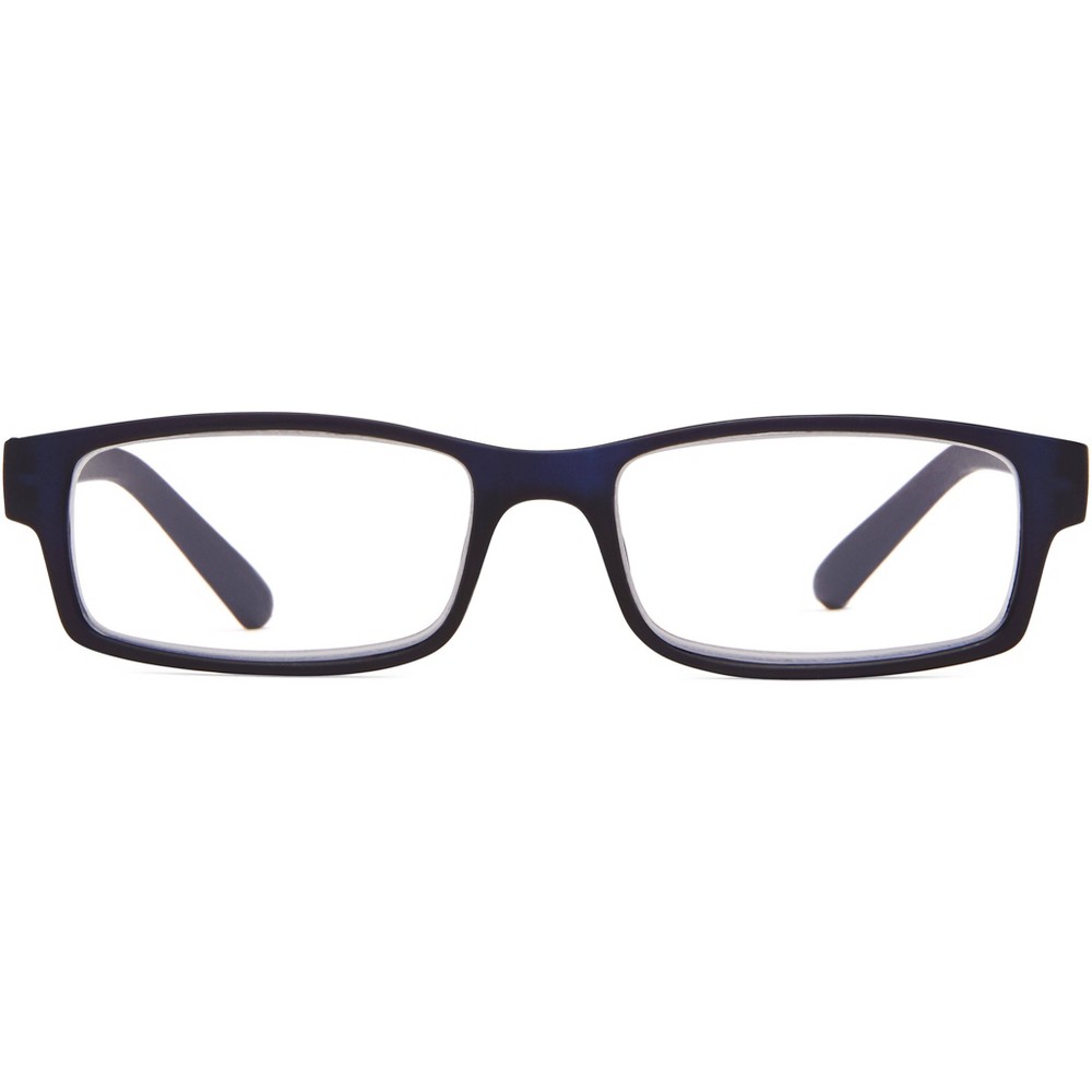 Photos - Glasses & Contact Lenses ICU Eyewear Los Angeles Rectangle Reading Glasses - Dark Blue +1.5