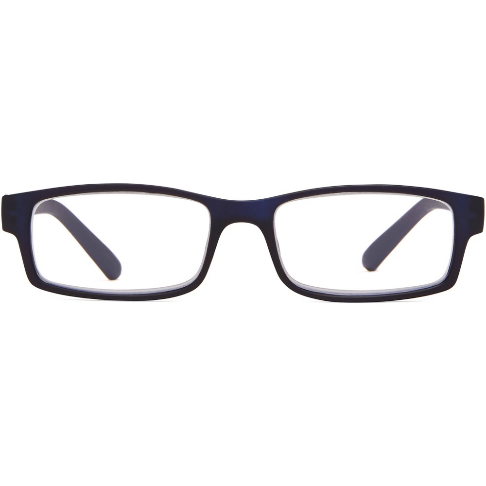 Photos - Glasses & Contact Lenses ICU Eyewear Los Angeles Rectangle Reading Glasses - Dark Blue +2.50