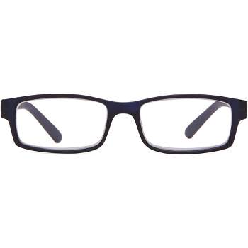 ICU Eyewear Los Angeles Rectangle Reading Glasses - Dark Blue