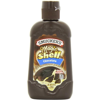 Smuckers Magic Shell Ice Cream Topping, Chocolate Flavor, 7.25-Ounce Bottle Pack Of 3
