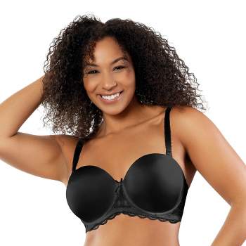 Vanity Fair Womens Beauty Back Underwire Smoothing Strapless Bra 74380 -  Midnight Black - 42d : Target