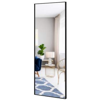 Costway 59''Full Length Body Mirror Aluminum Frame Leaning Hanging Dressing Mirror