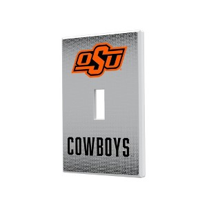 NCAA Big 12 Universities Linen Hidden-Screw Light Switch Plate for Single Toggle - 1 of 4