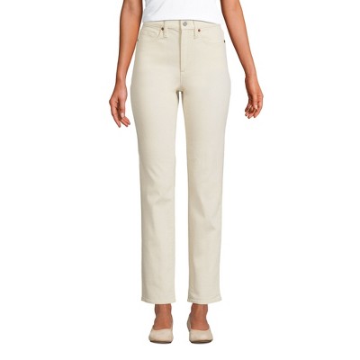 Lands' End Women's Tall Mid Rise Pull On Chino Ankle Pants - 16